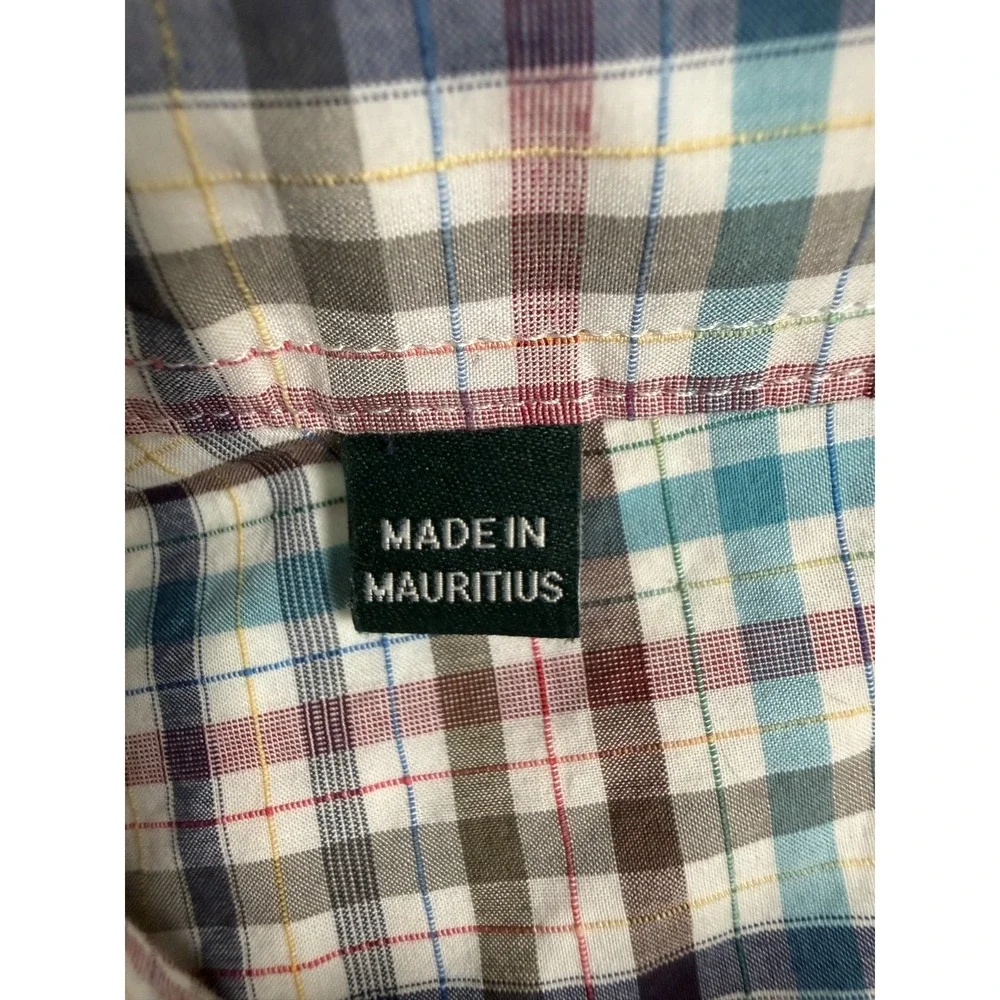 Rodd & Gunn‎ Shirt Men's 2XL Sports Fit Gingham Check Long Sleeve Casual Preppy